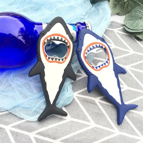 Multifunctional Shark Shape Fridge Magnetic Bottle Opener