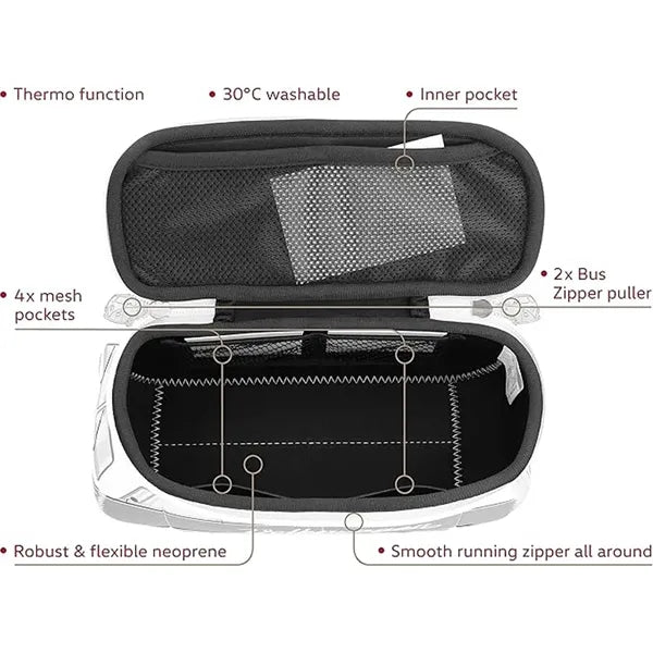 4.5L Neoprene Waterproof Pencil Case w/ Cartoon Car Design