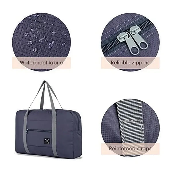 Foldable Travel Duffel Bag Handbag Handheld Luggage