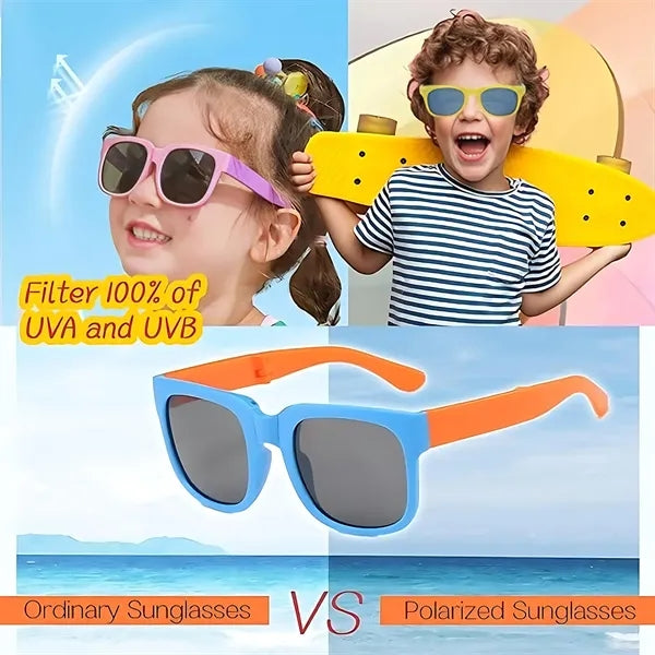 Foldable Children's Sunglasses - UV Protection & Lightweight