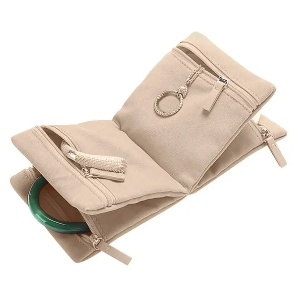 Women's Jewelry Storage Bag Foldable Ornaments Display