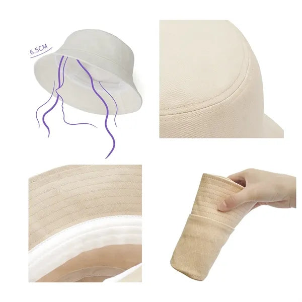 Cotton Foldable Bucket Hat