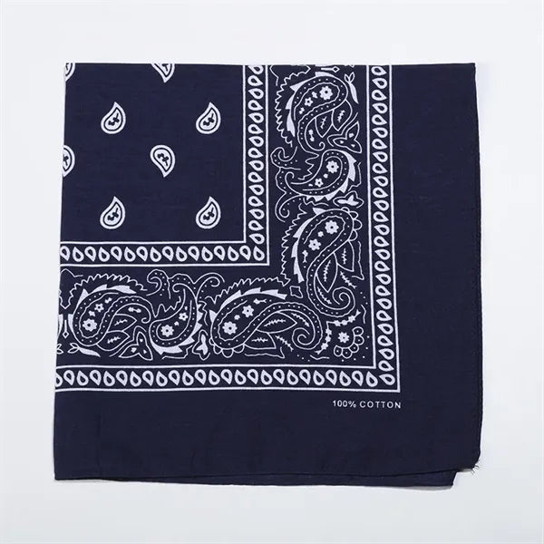 24''x24" cotton Full Color Square Bandanna