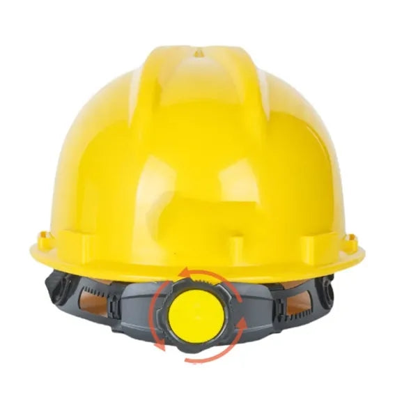 Adjustable Durable Plastic Hard Hat with Rotating Size