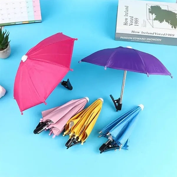 Phone Umbrella Universal Adjustable Stand With Clip-on