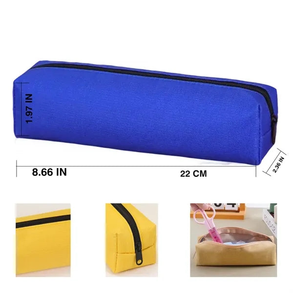 Canvas octagonal pencil case