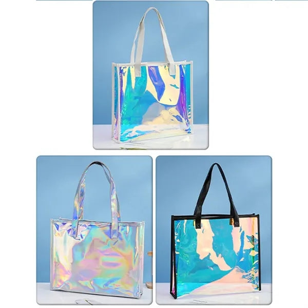 PVC Laser Holographic Transparent Tote Bag
