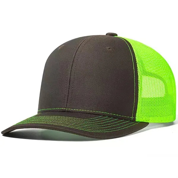 Mesh Trucker Baseball Cap with Adjustable Snapback