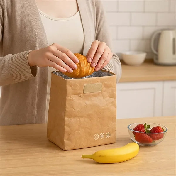 Eco-Friendly Kraft Paper Thermal Bags