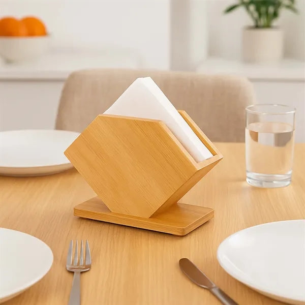 Eco-Friendly Wooden Napkin Holder