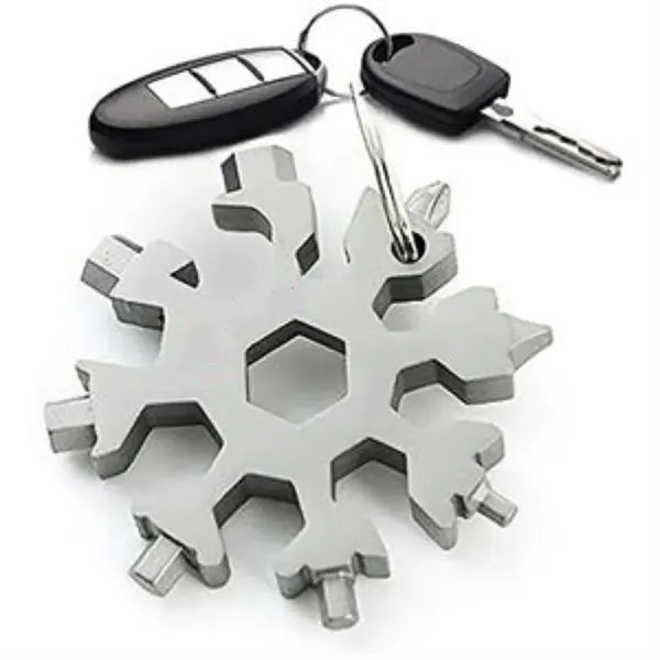 18-In-1 Snowflake Stainless Steel Multi Tool