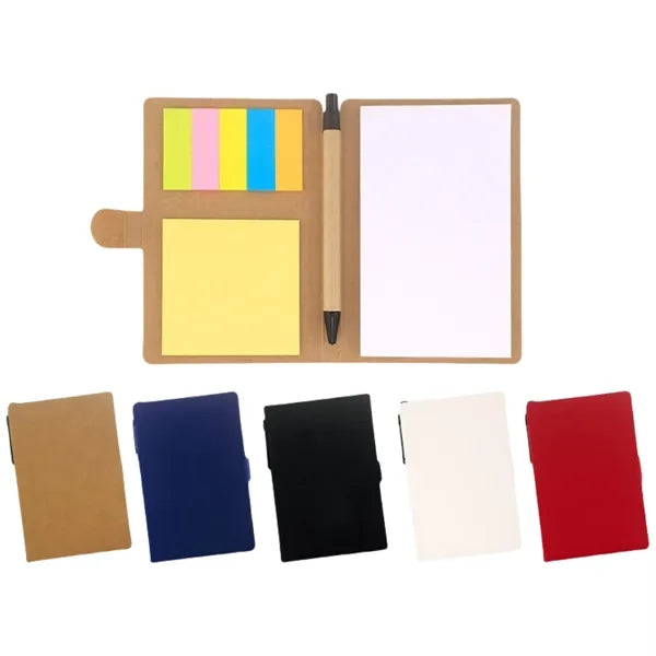 Kraft Paper Notebook Set with Pen