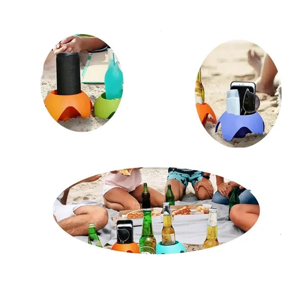 Beach Drink Cup Holder Sand Coasters