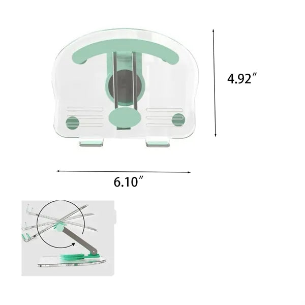 Acrylic Phablet Phone Rotatable Stand Scale