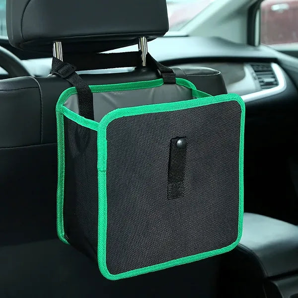 2.1 Gallons Large Capacity Hanging Car Trash Bag Foldable.