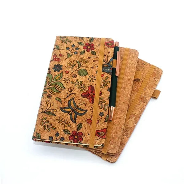 A5 Cork Cover Notepad Notebook