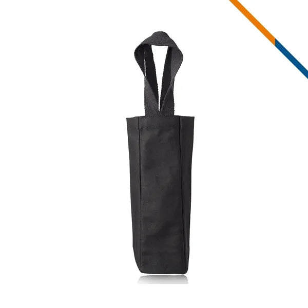 Cecilia Single Bottle Canvas Wine Totes
