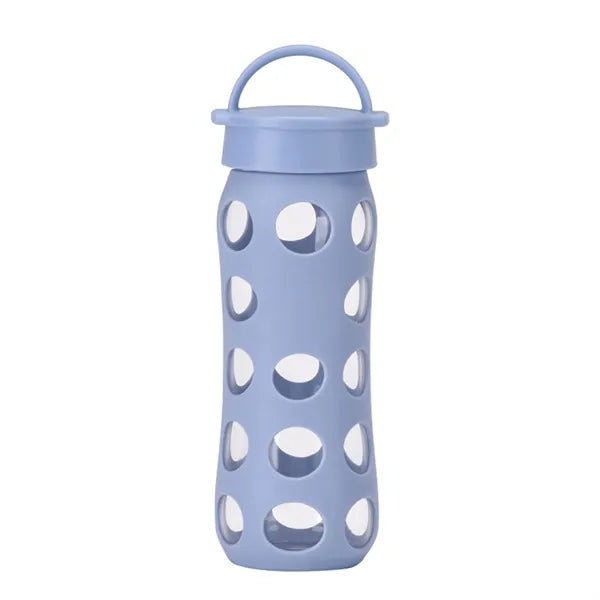 16oz Borosilicate Glass Cup With Silicone Sleeve