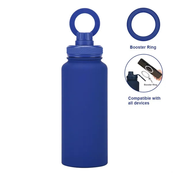 Stainless Steel Magnetic Phone Mount Water Bottle