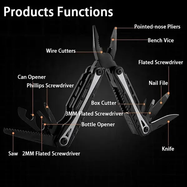 Pocket 12 IN 1 Multitool Knife Pliers
