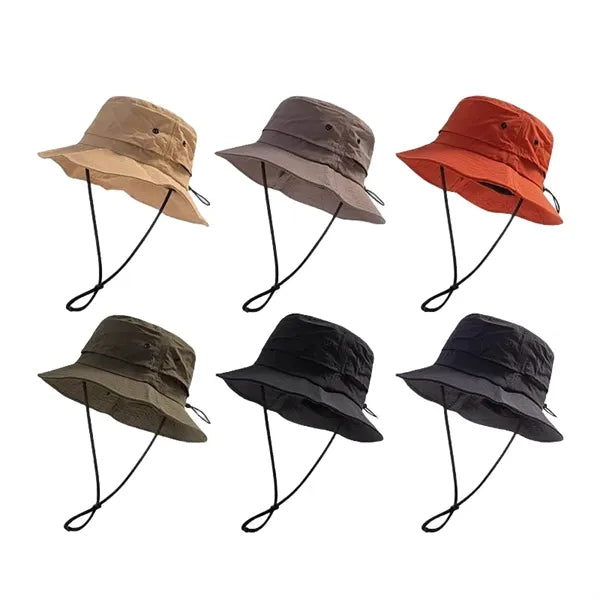 Unisex Lightweight Breathable Polyester Sun Bucket Hat