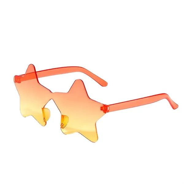 Rimless Star Shaped Sunglasses