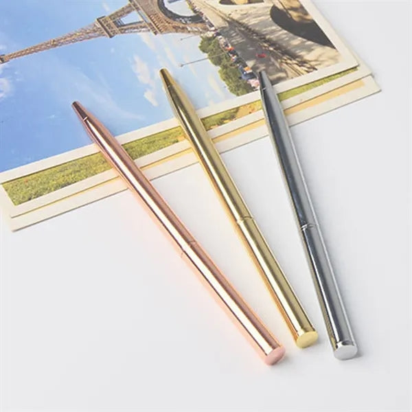 Slim Twisted Activated Metal Pen