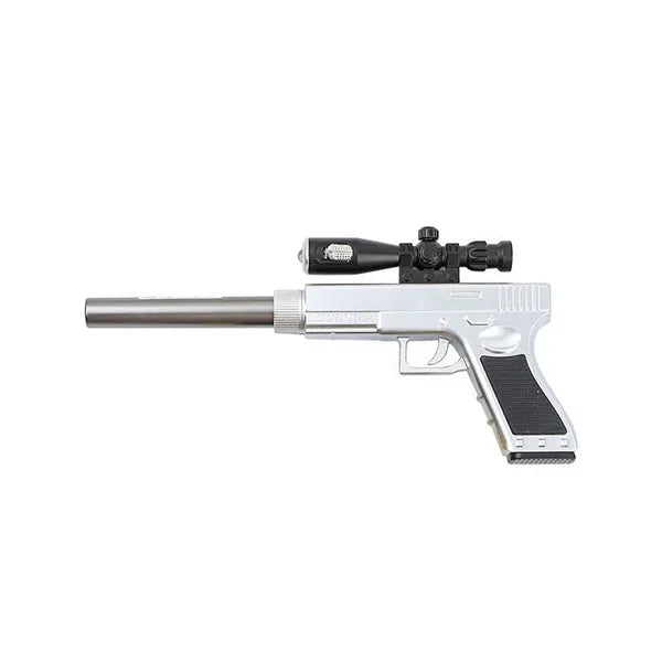 Pistol Gun Shaped Pen w/Flashlight