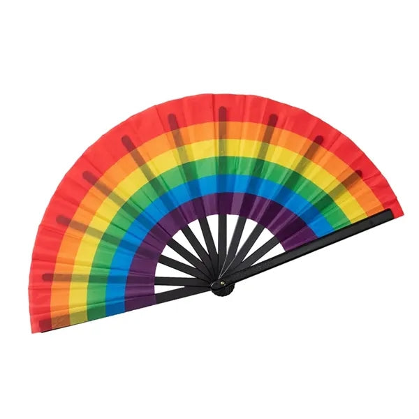Large Folding Fabric Hand Fans Performance Kung Fu Fan
