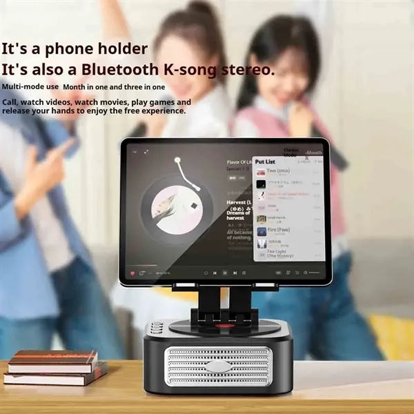 Foldable phone Holder Speaker