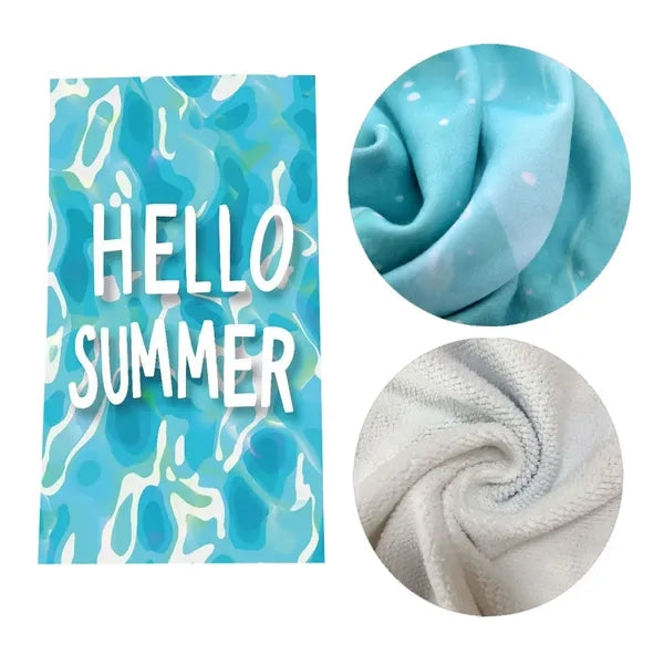 Rectangular Polyester Beach Towel