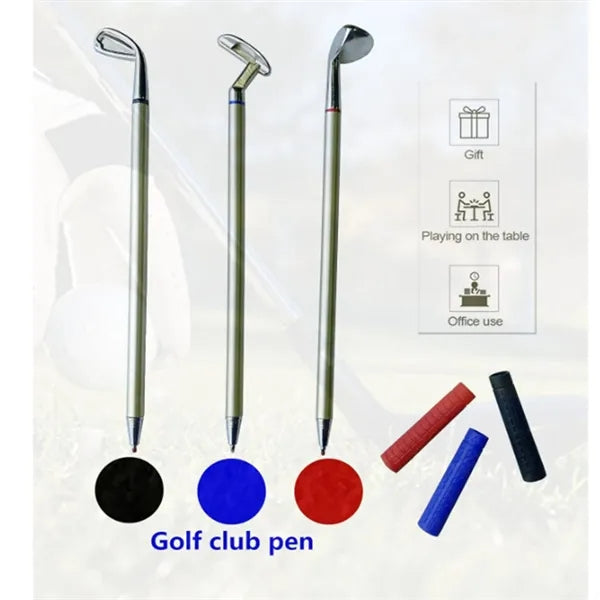 Golf Pen Set & Mini Desktop Putting Green Game
