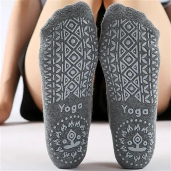 Yoga Socks for Women with Non-Slip Grips & Straps