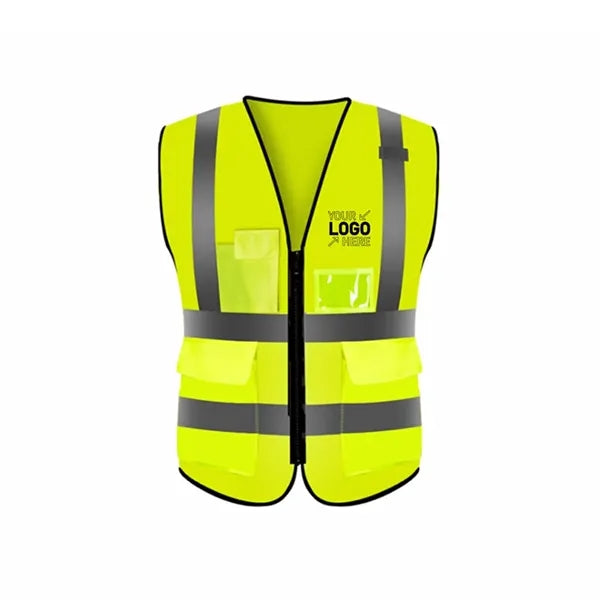 High Visibility Safety Reflective Vest With Pocket