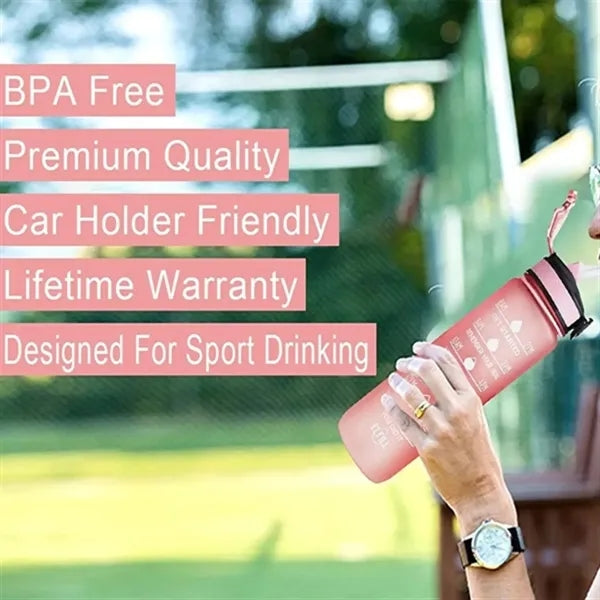 Color Changing Gradient Water Bottle With Logo Print