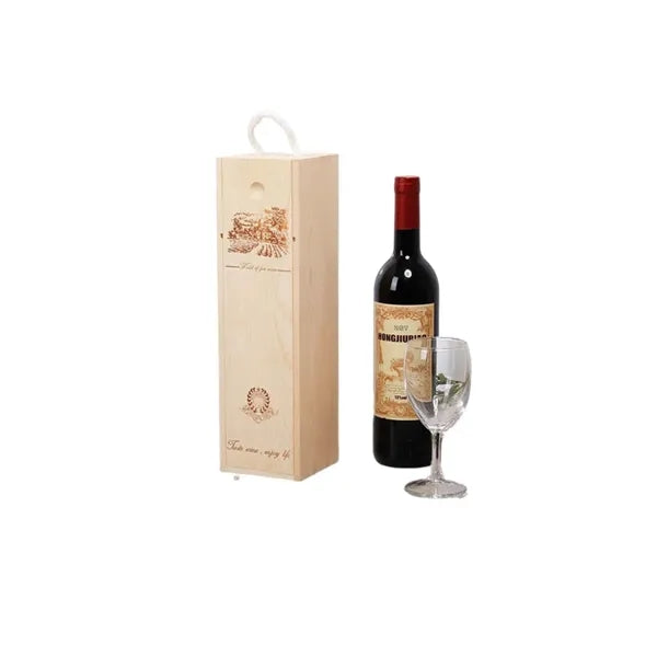 Gloss Folding Set Up Wine Bottle Boxes