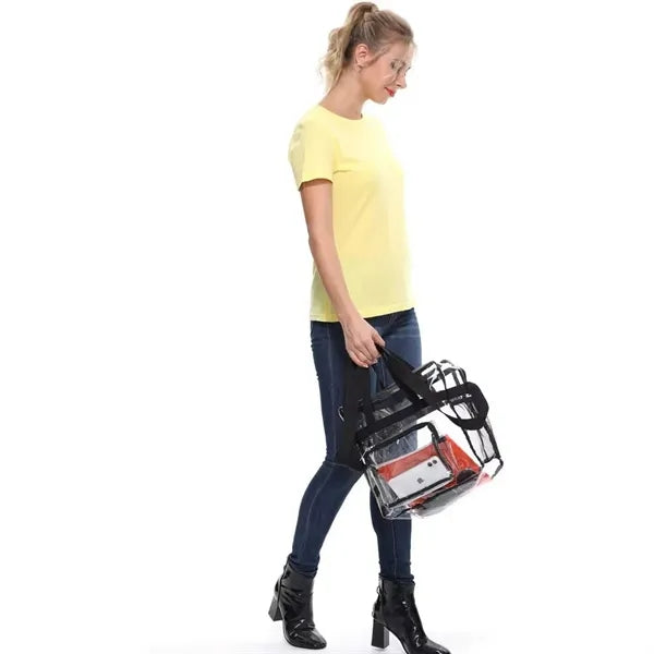Clear Tote Bag with Strap for Statium Concert and Sports