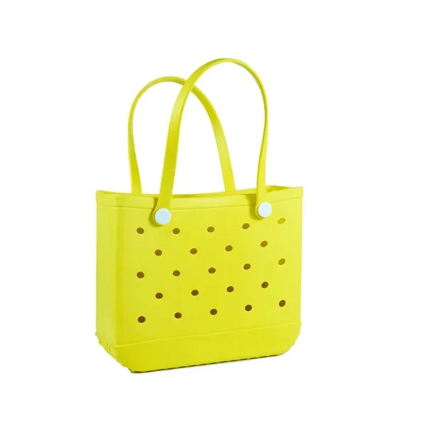 Rubber Beach Bag Jelly Tote Washable Pool Summer Travel