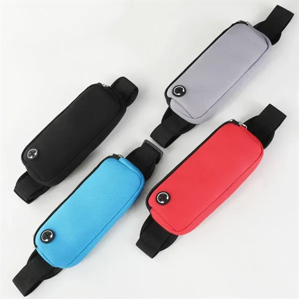 Outdoor Sports Waist Bag with Headphone Hole