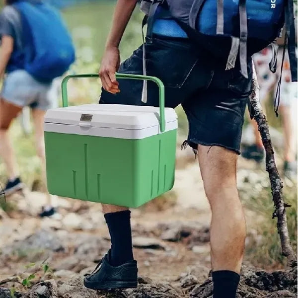 12 Can Outdoor Handle PP Insulated Temp Display Cooler Box