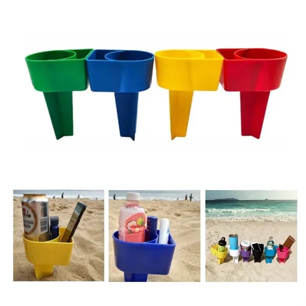 Beach Cup Holder with Pocket