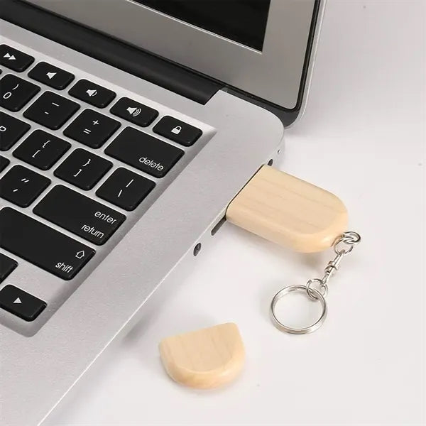 Wooden USB 2.0 Flash Drive Data Storage Memory