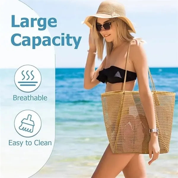 Mesh Beach Tote Bags