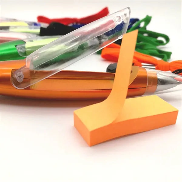 Multi-Functional Sticky Note Lanyard Light Pen