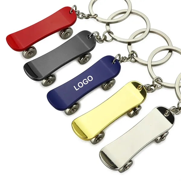 Metal Skateboard Keychains Cute Keychain Pendants