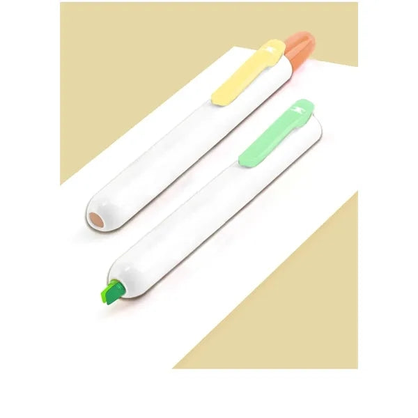 Dual-Tip Retractable Highlighter