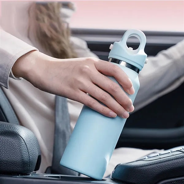 Double Lid Insulated Thermos Mug