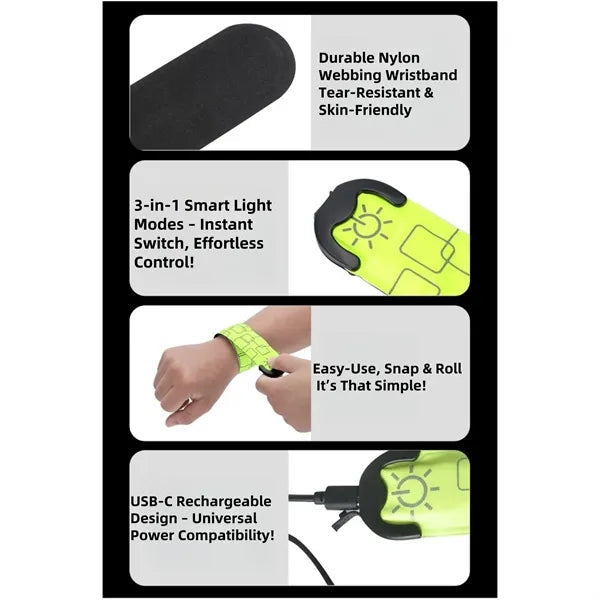 Glow Slap Band Type-C Rechargeable