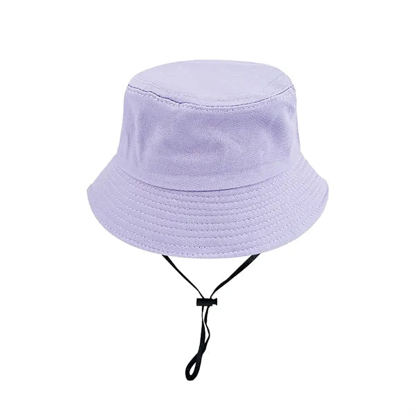 Adjustable Cotton Bucket Hat for Adults with Sun Protection