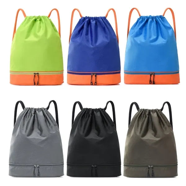 Waterproof Drawstring Backpack Sports Gym Bag